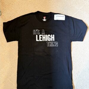 Hanes Black Short Sleeve LEHIGH UNIVERSITY Tee